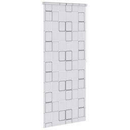 Berkfield Home Shower Roller Blind 100x240 cm Square in White - thumbnail 1