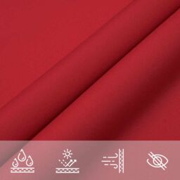 Berkfield Home Sun Shade Sail Red 7x5x5 m 100% Polyester Oxford - thumbnail 7