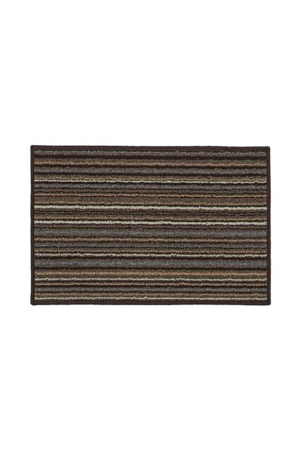 JVL Arona Machine Washable Latex Backed Doormat, 40x60cm, Brown - Size: 40 cm x 60 cm - image 1
