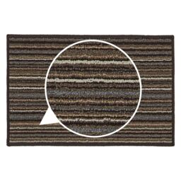 JVL Arona Machine Washable Latex Backed Doormat, 40x60cm, Brown - Size: 40 cm x 60 cm - thumbnail 9