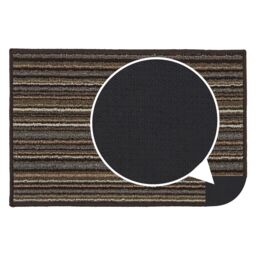 JVL Arona Machine Washable Latex Backed Doormat, 40x60cm, Brown - Size: 40 cm x 60 cm - thumbnail 7