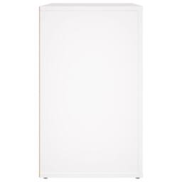 Berkfield Home Classic Bedside Cabinet White 50x36x60 cm Engineered Wood - Size: 50 x 36 x 60 cm - thumbnail 8