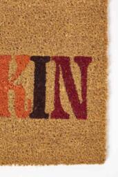 Homescapes Hey There Pumpkin Non-Slip Coir Doormat, 40 x 60 cm in Natural - thumbnail 2