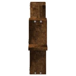Berkfield Home Wall Shelf Smoked Oak 104.5x10x43 cm Engineered Wood in Brown - thumbnail 6