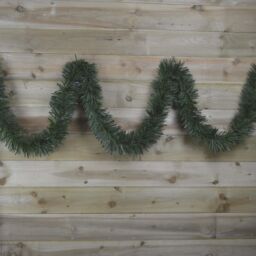 Samuel Alexander 10m x 15cm Luxury Chunky Cut Tinsel Garland Christmas Tree Decoration - Green - Size: 10m x 15 cm - thumbnail 3