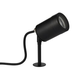 Netlighting Odyssey Outdoor Spike Satin Black Paint & Clear Glass IP65 - thumbnail 3