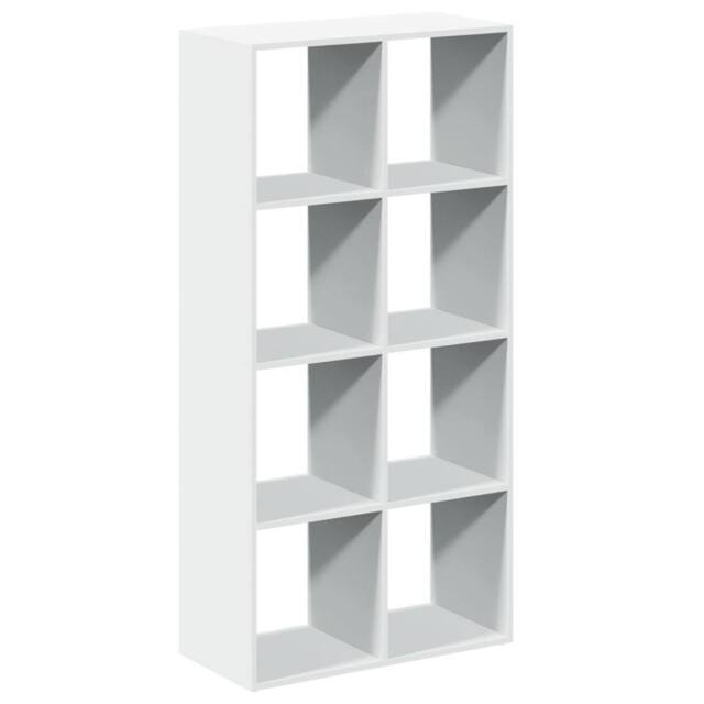 Berkfield Home Room Divider Bookcase White 69.5x29x137.5 cm Engineered Wood - image 1