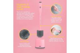 Swan Lynsey Dispensing Toilet Brush Bundle in Pink - thumbnail 7