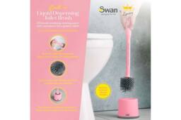 Swan Lynsey Dispensing Toilet Brush Bundle in Pink - thumbnail 5