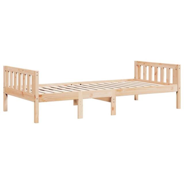 Berkfield Home Durable Children's Bed without Mattress 90x200 cm Solid Wood Pine in Light Tan - image 1