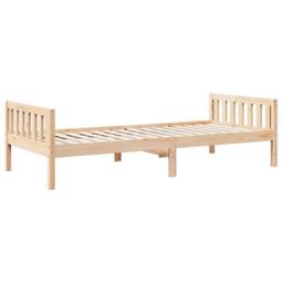 Berkfield Home Durable Children's Bed without Mattress 90x200 cm Solid Wood Pine in Light Tan - thumbnail 7