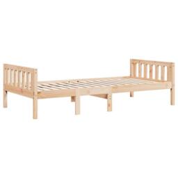 Berkfield Home Durable Children's Bed without Mattress 90x200 cm Solid Wood Pine in Light Tan - thumbnail 1