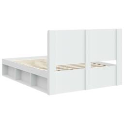 Berkfield Home Bed Frame with Storage & Headboard White 150 x 200 cm - thumbnail 7