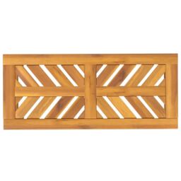 Berkfield Home Garden Bench 80 cm Solid Wood Acacia in Brown - thumbnail 5