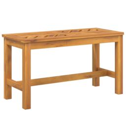 Berkfield Home Garden Bench 80 cm Solid Wood Acacia in Brown - thumbnail 2