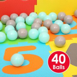 M.Y Interlocking Foam Baby Play Mat Ball Pit Soft EVA Floor Puzzle Tiles - thumbnail 5