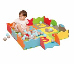 M.Y Interlocking Foam Baby Play Mat Ball Pit Soft EVA Floor Puzzle Tiles