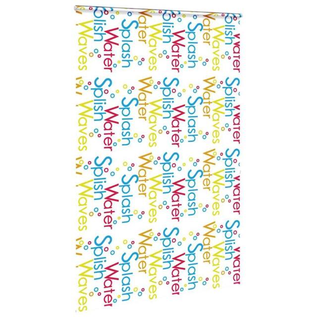Berkfield Home Shower Roller Blind with Cassette 150x240 cm Fabric Width 146 cm in White - image 1