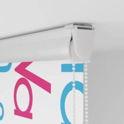 Berkfield Home Shower Roller Blind with Cassette 150x240 cm Fabric Width 146 cm in White - thumbnail 9
