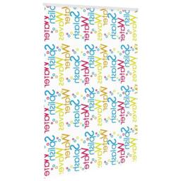 Berkfield Home Shower Roller Blind with Cassette 150x240 cm Fabric Width 146 cm in White - thumbnail 4