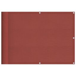 Berkfield Home Balcony Screen Terracotta 75x800 cm 100% Polyester Oxford - thumbnail 2