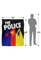The Police Bkt Silky Touch Super Soft Throw Blanket 152 X 127 cm in White - thumbnail 5