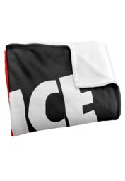 The Police Bkt Silky Touch Super Soft Throw Blanket 152 X 127 cm in White - thumbnail 3