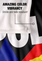 The Police Bkt Silky Touch Super Soft Throw Blanket 152 X 127 cm in White - thumbnail 4
