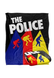 The Police Bkt Silky Touch Super Soft Throw Blanket 152 X 127 cm in White - thumbnail 2