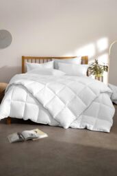 Panda London Panda Cloud 4.5 Tog Bamboo Duvet in White - Size: Double - thumbnail 2