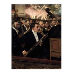 Artery8 Edgar Degas Framed Wall Art Print The Orchestra at the Opera - Size: A4 - thumbnail 3