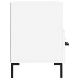 Berkfield Home TV Cabinet White 80x36x50 cm Engineered Wood - Size: 80 x 36 x 50 cm - thumbnail 7