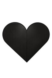 MirrorOutlet Black Metal Framed Heart Shaped Wall Garden Mirror (180CM X 180CM) - Size: 1 Pack - thumbnail 6