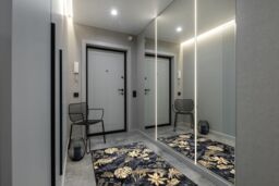 RugsX Anti-Slip Monstera Runner in Gold - Size: 67 cm x 180 cm - thumbnail 2