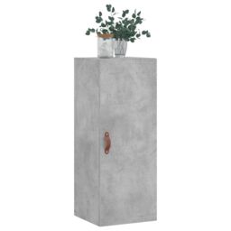 Berkfield Home Wall Mounted Cabinet Concrete Grey 34.5x34x90 cm - thumbnail 4