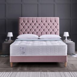 Rest Relax Onyx Reflex Tufted Ortho Mattress in White - Size: King