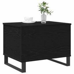 Berkfield Home Coffee Table Lift Top Black Oak 60x44, 5x45 cm Engineered Wood - thumbnail 3
