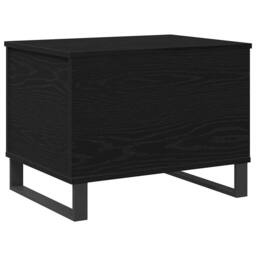 Berkfield Home Coffee Table Lift Top Black Oak 60x44, 5x45 cm Engineered Wood - thumbnail 1