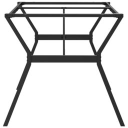 Berkfield Home Dining Table Legs Y-Frame 160x80x73 cm Steel in Black - Size: 160 x 80 x 73 cm - thumbnail 5
