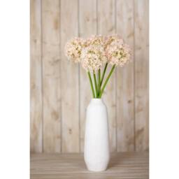 Sostter Pink Giant Allium Faux Flower Stem in Green - thumbnail 4
