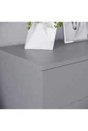 HD Designs Riano 4 Drawer Chest of Drawers Storage in Grey - thumbnail 5
