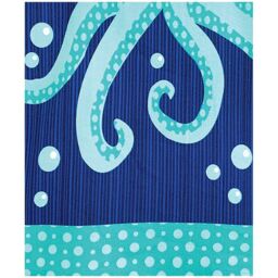Home & Living Octopus Microfibre Hooded Towel in Light Blue