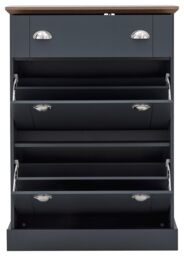 GFW Kendal Deluxe Shoe Cabinet in Blue - thumbnail 5