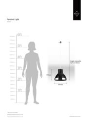 Orsina Chrome Bell Shaped Pendant Light in Black - thumbnail 2