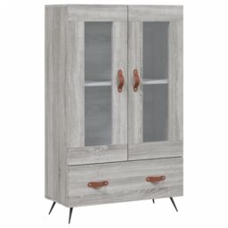 Berkfield Home Highboard Grey Sonoma 69.5x31x115 cm Engineered Wood - thumbnail 2