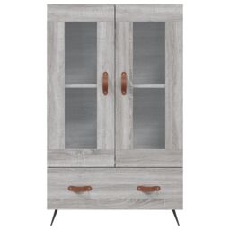 Berkfield Home Highboard Grey Sonoma 69.5x31x115 cm Engineered Wood - thumbnail 6