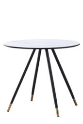 Life Interiors Sofia' Dorchester LUX Dining Set with a Table & Chairs Set of 4 in Light Grey - thumbnail 3