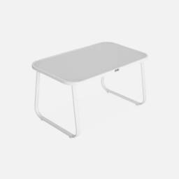 sweeek 4-seater Metal Garden Furniture Set in White - thumbnail 4