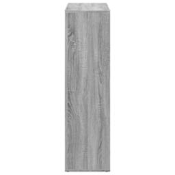Berkfield Home Room Divider Bookcase Grey Sonoma 102x29x103.5 cm Engineered Wood - thumbnail 6