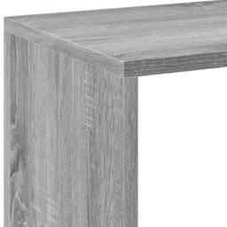 Berkfield Home Room Divider Bookcase Grey Sonoma 102x29x103.5 cm Engineered Wood - thumbnail 9